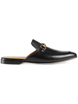 Gucci Leather Horsebit slippers - Black