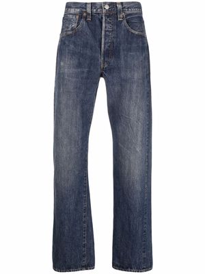 Levi's: Made & Crafted straight-leg 501 Original jeans - Blue