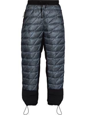 Holden quilted down track pants - Blue