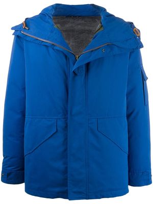 Mr & Mrs Italy zip up hooded jacket - Blue