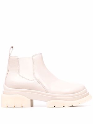 ASH elasticated side-panel boots - Neutrals