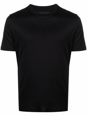 Emporio Armani logo-patch short-sleeve T-shirt - Black