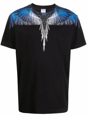 Marcelo Burlon County of Milan Wings-print cotton T-shirt - Black