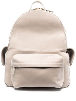 Eleventy multi-pocket leather backpack - Neutrals