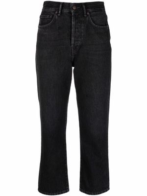 Acne Studios cropped-leg denim jeans - Black