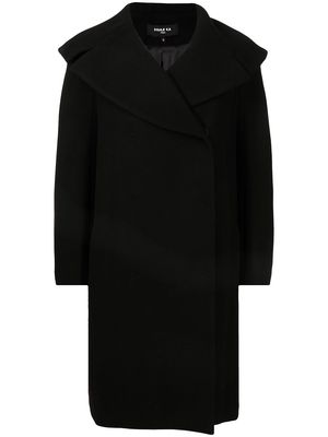 Paule Ka double-breasted coat - Black