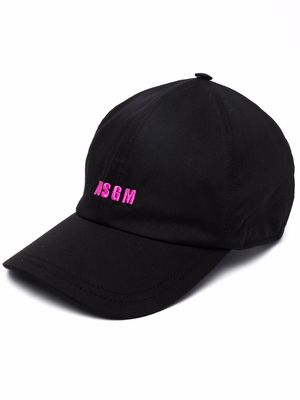 MSGM embroidered-logo baseball cap - Black