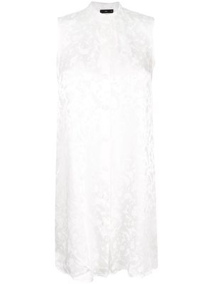 VOZ sleeveless fitted top - White