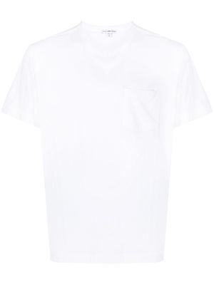 James Perse chest patch pocket T-shirt - White