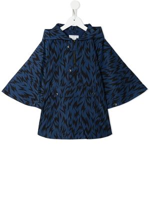 Stella McCartney Kids Doggy Fur pullover coat - Blue