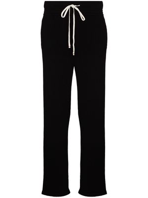 Les Tien Core knitted track pants - Black