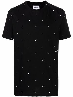 Soulland Coffey polka-dot T-shirt - Black