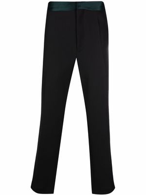 Haider Ackermann pressed-crease tailored trousers - Black