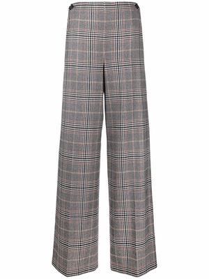 Roland Mouret Prince Of Wales check tailored trousers - Black