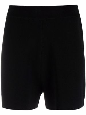 12 STOREEZ high-waisted shorts - Black