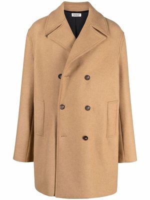 There Was One double-breasted wool-blend peacoat - Neutrals