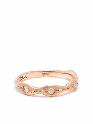 Sirciam 14kt rose gold Carousel diamond ring - Pink