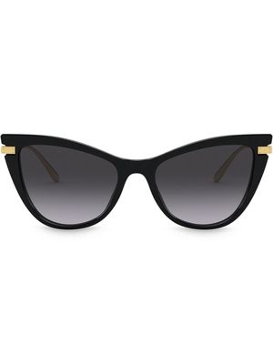 Dolce & Gabbana Eyewear cat-eye two-tone sunglasses - Black