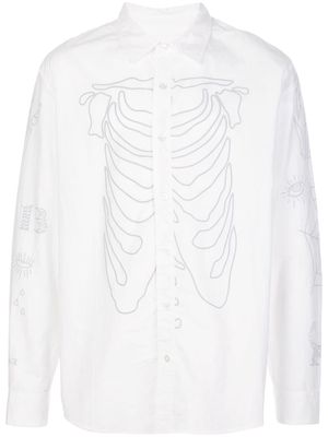 Haculla Tatted woven shirt - White
