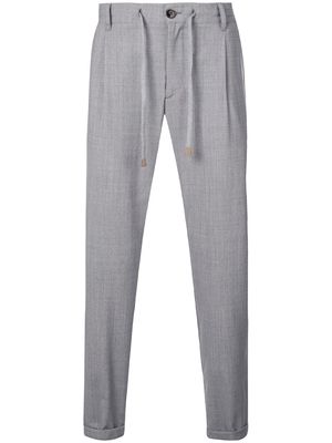 Eleventy drawstring trousers - Grey