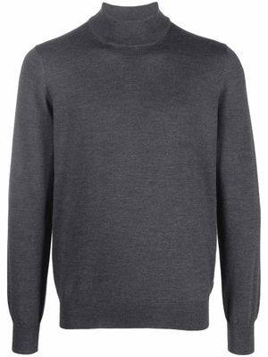 Fileria turtle-neck knitted jumper - Grey