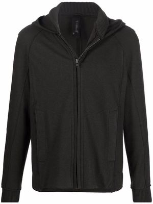 Transit slim-fit zipped hoodie - Brown