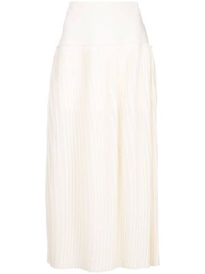 Maticevski Decency pleated skirt - White