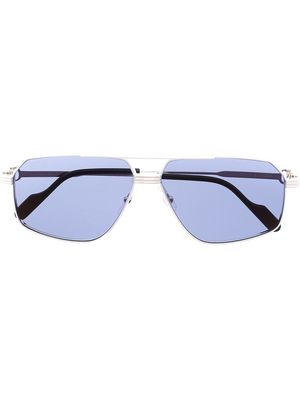 Cartier Eyewear C De Cartier navigator-frame sunglasses - Silver