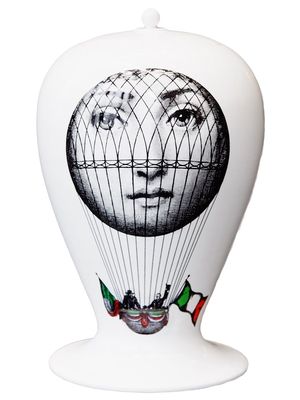 Fornasetti hot air balloon vase - White