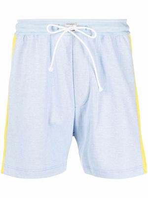 Viktor & Rolf side stripe detail shorts - Blue