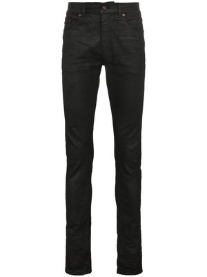 Saint Laurent coated skinny jeans - Black