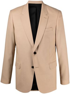 AMI Paris two-button virgin wool jacket - Neutrals