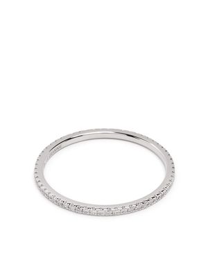 Le Gramme 18kt white gold 1g diamond pavé ring - Silver