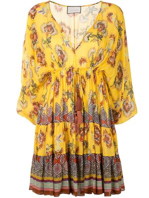 Alexis Holli floral-print dress - Yellow