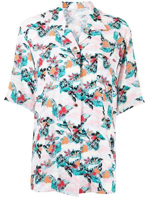 sulvam Aloha graphic print short-sleeve shirt - Pink