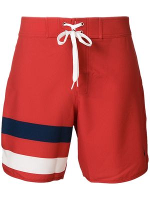 Perfect Moment Super Mojo drawstring swim shorts - Red