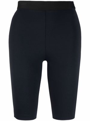 There Was One scuba-jersey cycling shorts - Black
