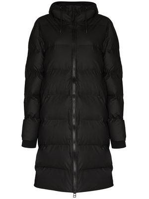 Rains quilted hooded puffer jacket - Black