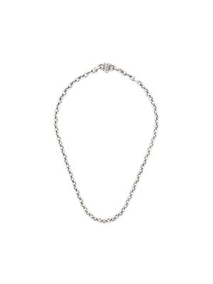 Emanuele Bicocchi skull chain-link necklace - Metallic