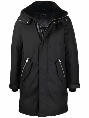 Mackage detachable-hood padded down coat - Black