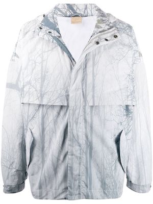 Fila forest graphic print windbreaker - Grey