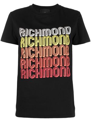John Richmond logo-print T-shirt - Black