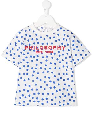 Philosophy Di Lorenzo Serafini Kids logo-print T-shirt - White