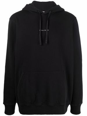 1017 ALYX 9SM logo-print pullover hoodie - Black