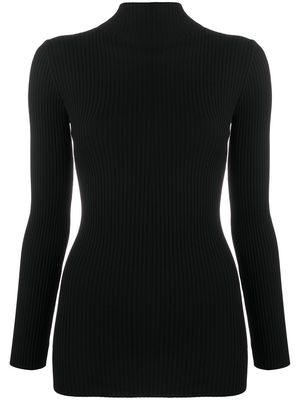Wolford ribbed roll-neck jumper - Black