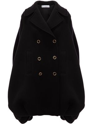 JW Anderson oversized double-breasted coat - Black