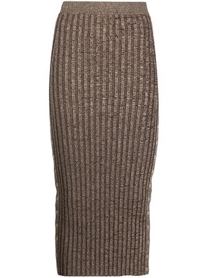 Jonathan Simkhai ribbed knit pencil skirt - Multicolour