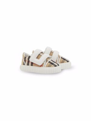 Burberry Kids Vintage-Check sneakers - Neutrals