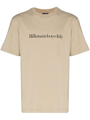 Billionaire Boys Club logo-print cotton T-shirt - Neutrals