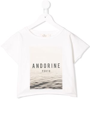 Andorine printed T-shirt - White